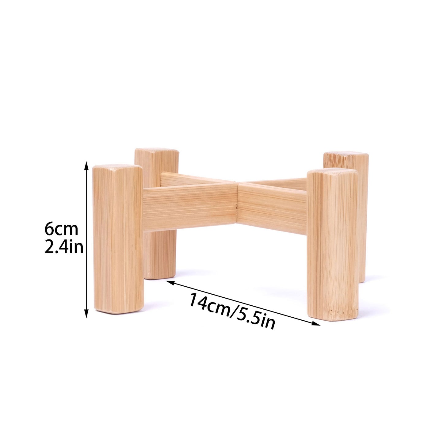 Bamboo Lift: Kleiner Pflanzenhocker & Deko-Podest