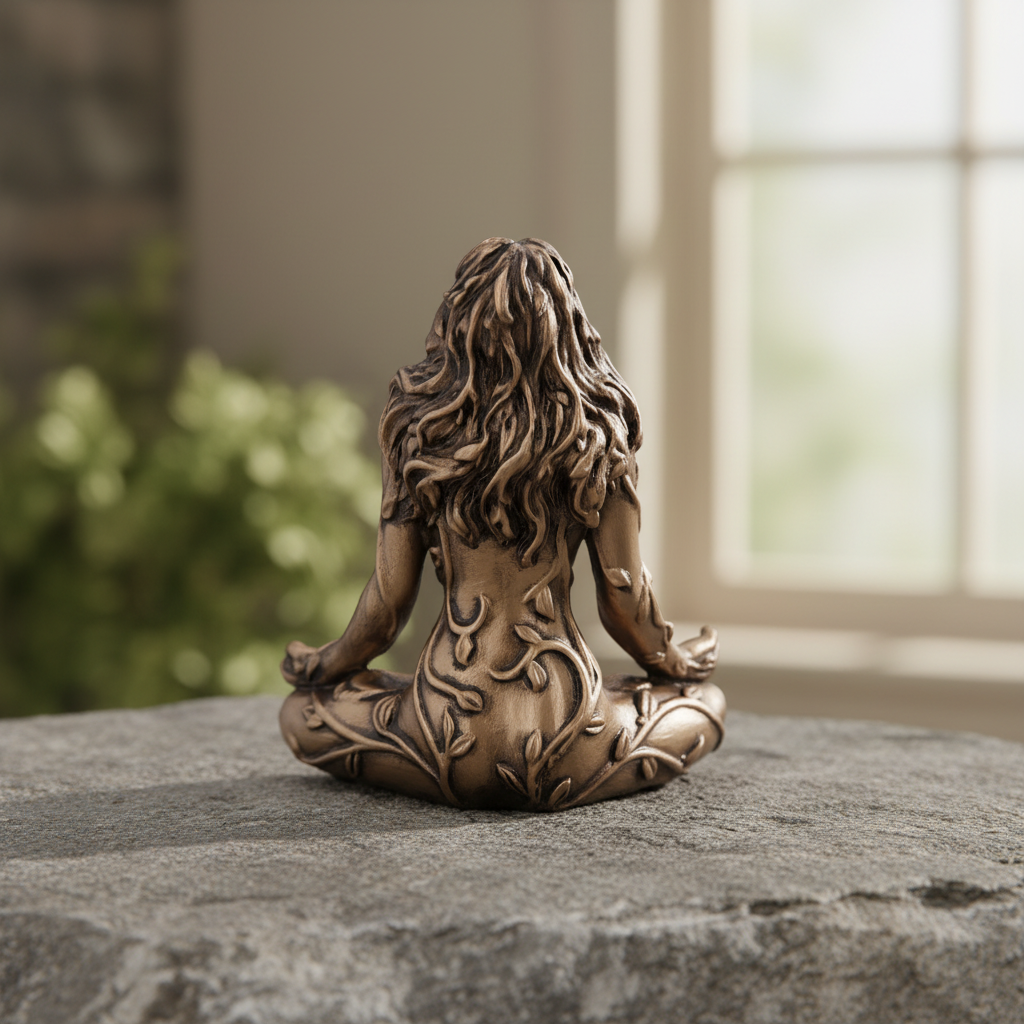 Mutter Erde Gaia Figur – Mini Spirituelle Deko für dein Boho-Zuhause