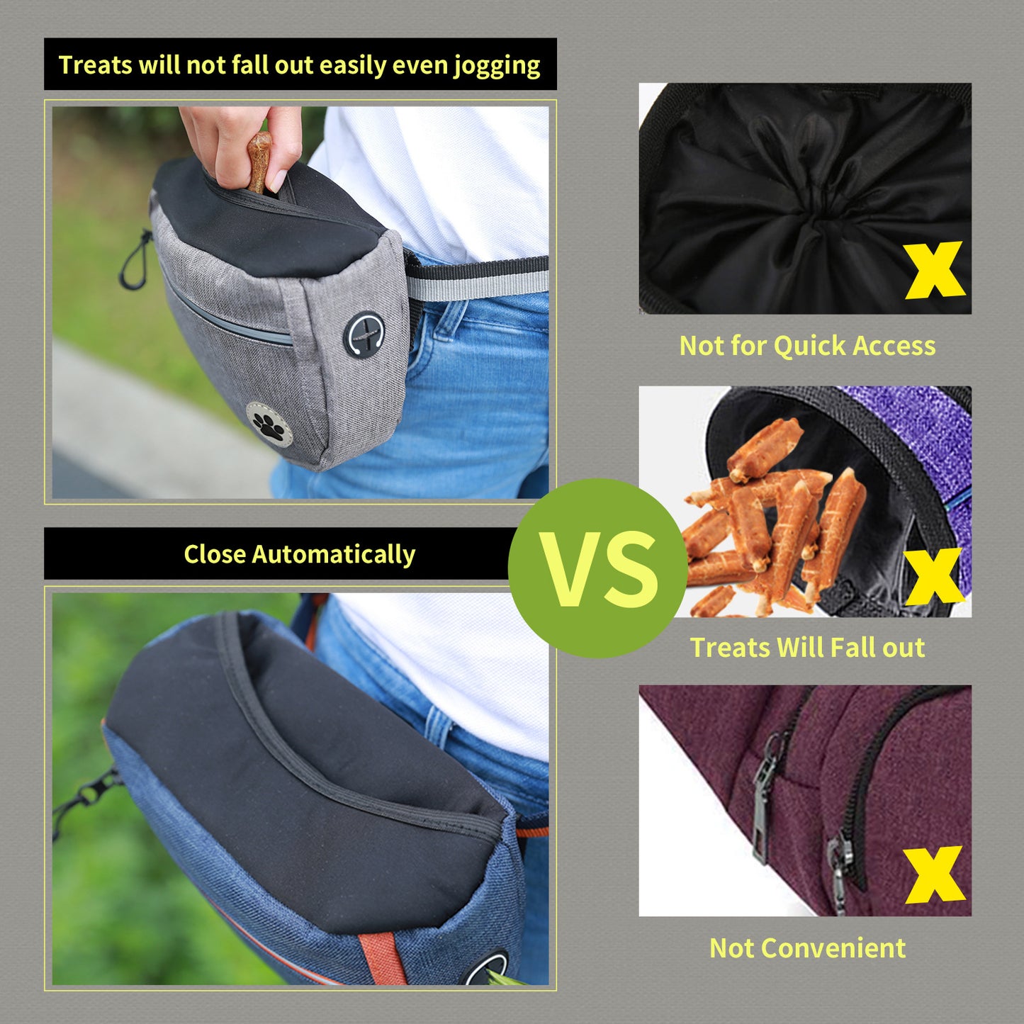 Praktische Leckerli-Tasche für entspannte Spaziergänge & erfolgreiches Hundetraining