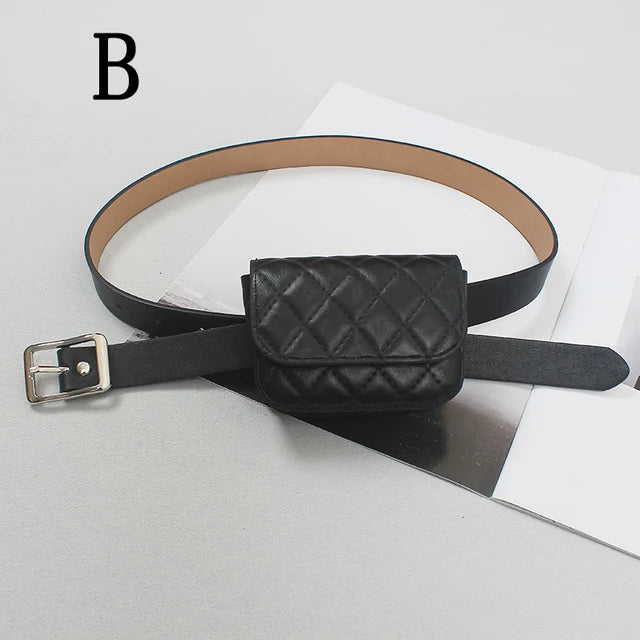 Mini Waist Bag Midnight Croc – Kleine Gürteltasche im Boho-Stil