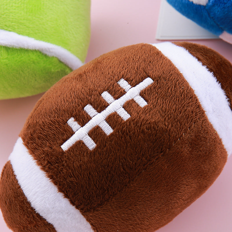 Pure Playful Spirit: Weiche Sportbälle aus Plüsch mit Sound-Effekt