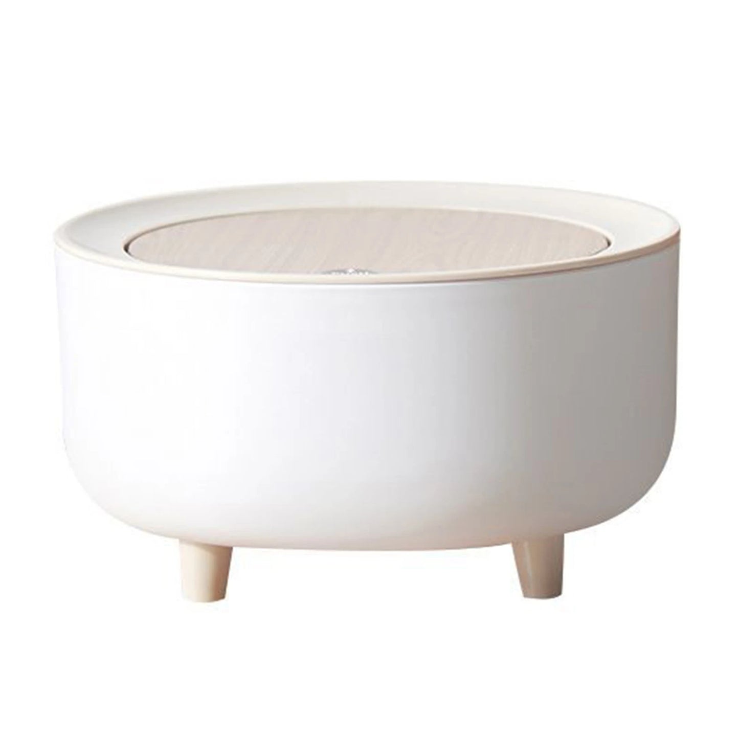 Praktischer Haushaltsmüllbehälter mit Druckdeckel – Großer Abfalleimer für Küche und Zuhause