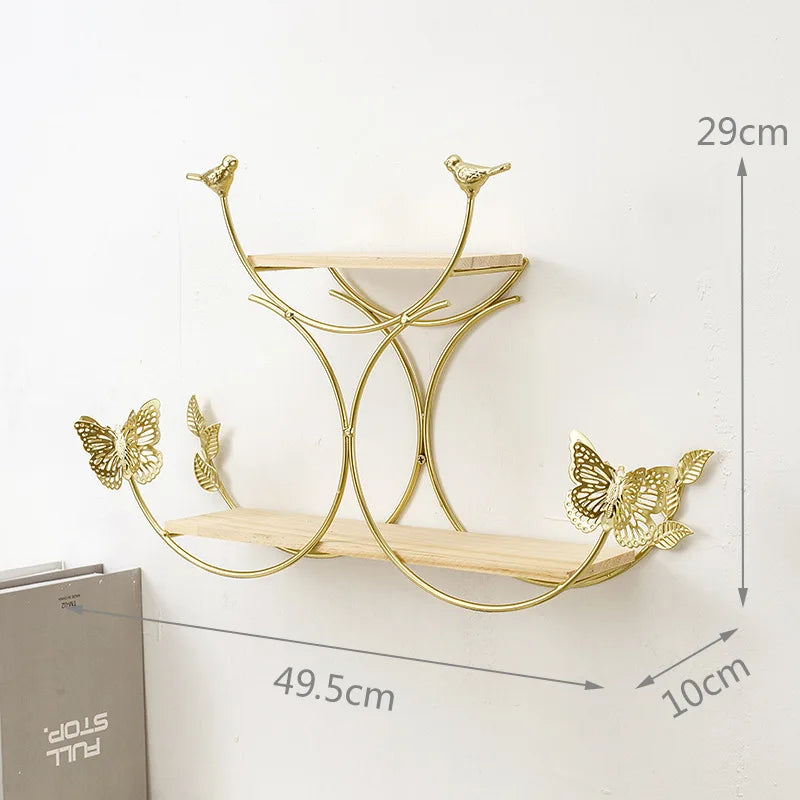 Nordic Iron Wandregal – Kreative Aufbewahrung im modernen Design für Wohnzimmer, Büro & Zuhause