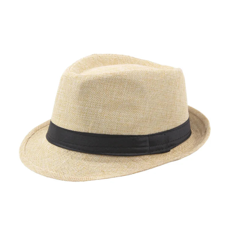 Trendy Strohhut mit breiter Krempe für Damen und Herren – Sommerlicher Panama Cowboy Hut für Freizeit und Sonnenschutz