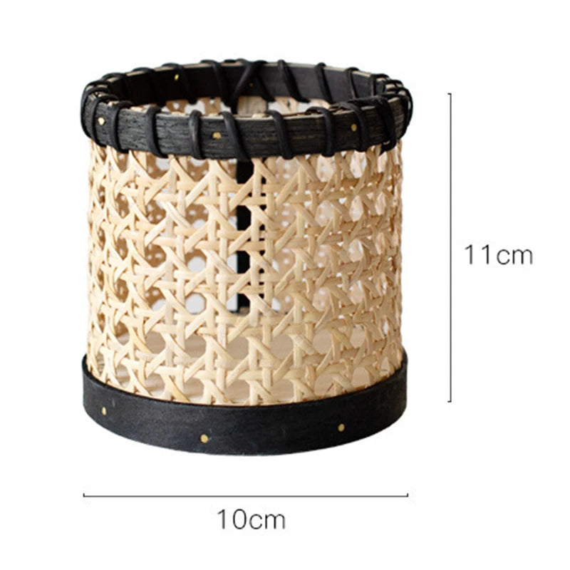 Handgewebter Rattan Aufbewahrungskorb – Vielseitiger Chopsticks Holder und Küchenorganizer