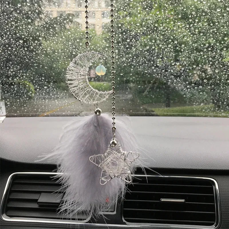 Mini Dream Catcher Auto-Anhänger – Dekorative Car Pendant für Glück und Schutz