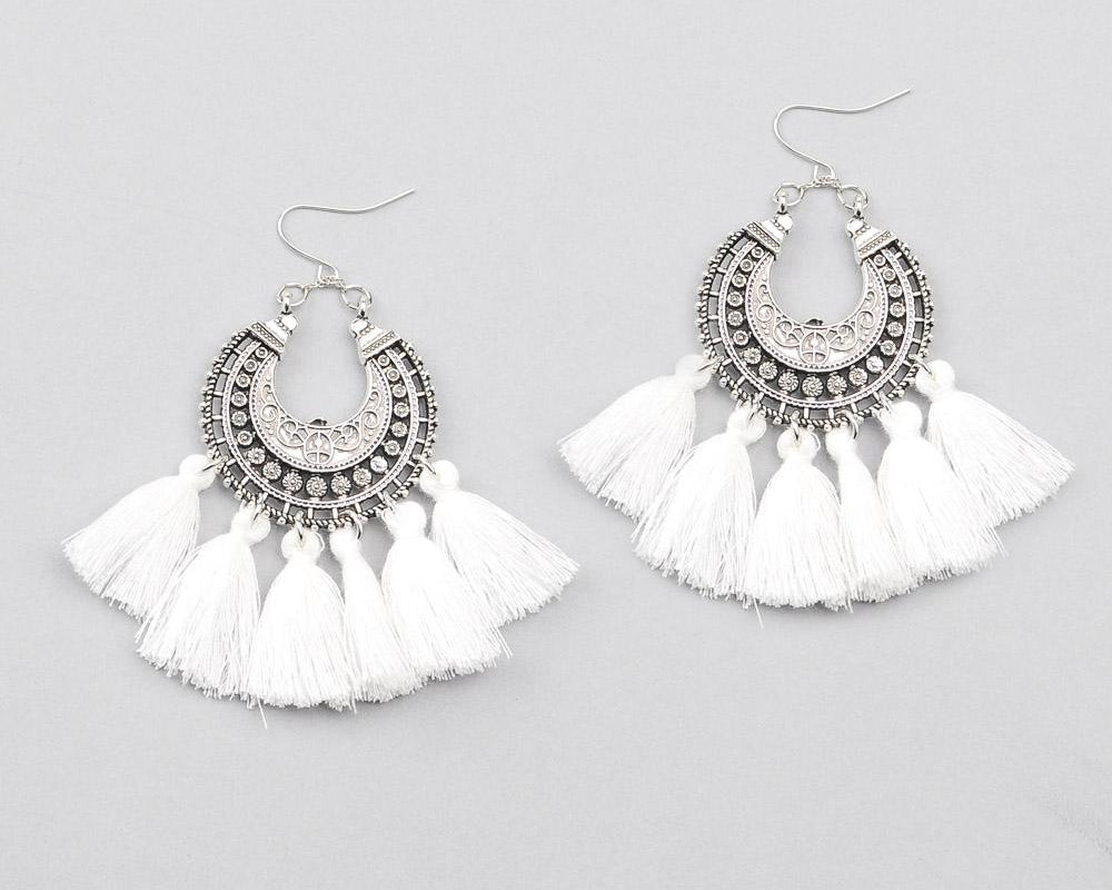 Artilady Vintage Tassel – Statement-Ohrringe im Ethno-Look