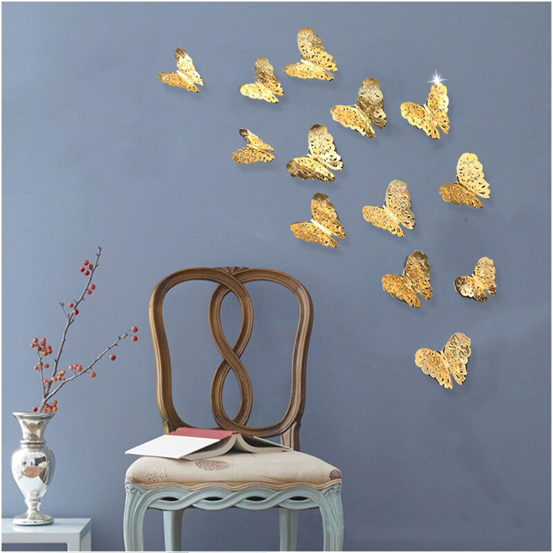 Butterfly Soul – 12er Set 3D-Schmetterlinge