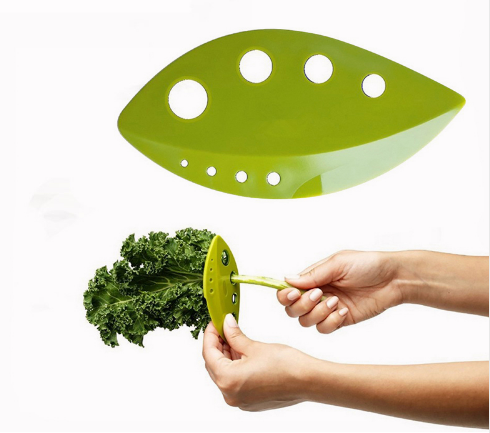 Green Spirit: Blattförmiger Kräuterentkerner für frische Kräuter & Kale-Chips