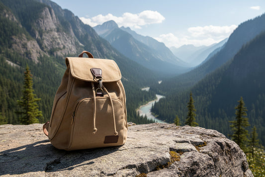 Heritage Journey – Vintage Canvas Rucksack