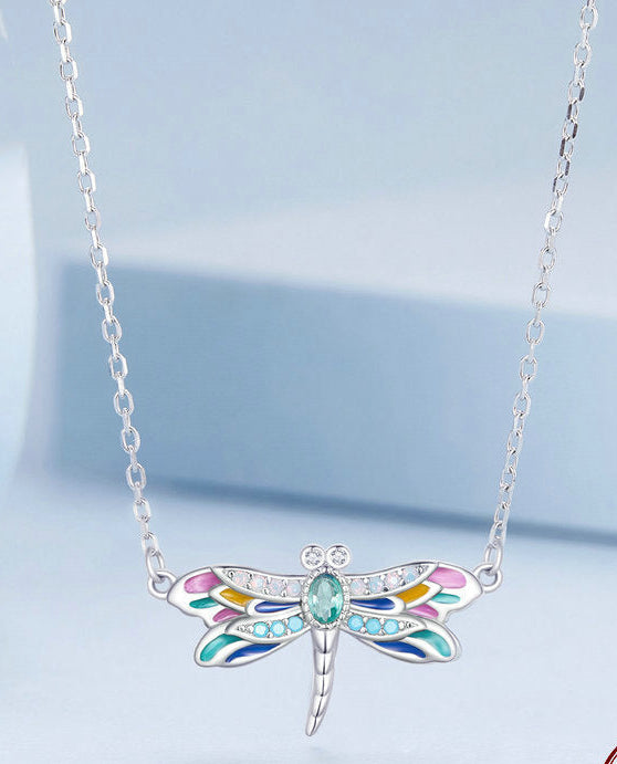 Dragonfly Dreams – Filigrane Libellen-Halskette (925er Silber)