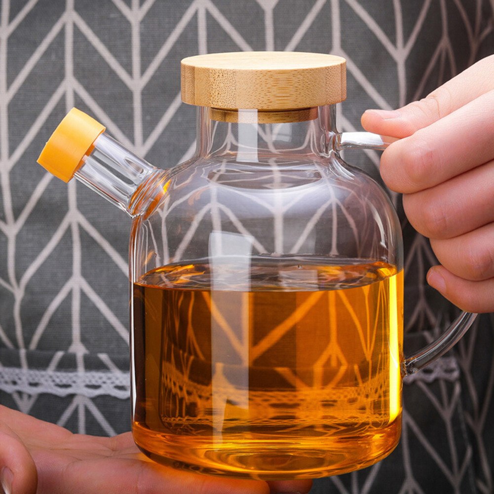 Glas-Karaffe „Pure Bamboo“ – Borosilikat-Allrounder (650ml)