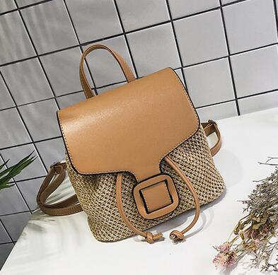 Coastal Chic – Mini-Rucksack im Material-Mix