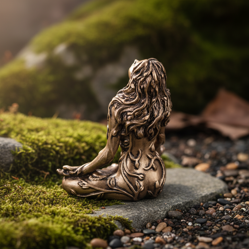 Mutter Erde Gaia Figur – Mini Spirituelle Deko für dein Boho-Zuhause