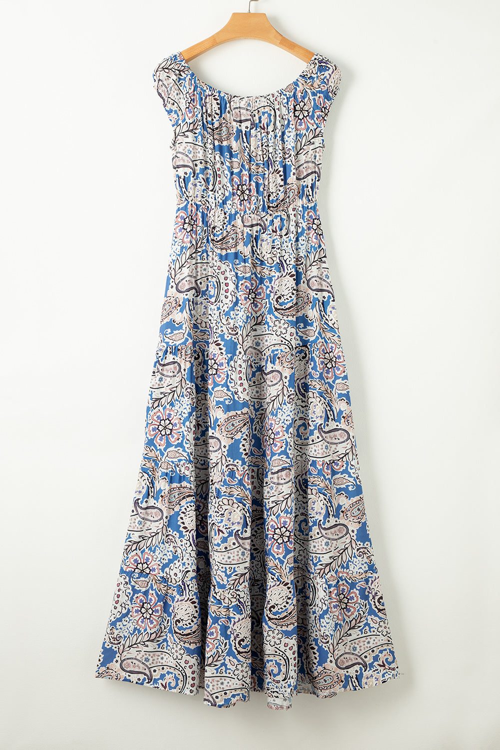 Floral Dream – Off-Shoulder Maxi-Kleid aus 100% Viskose