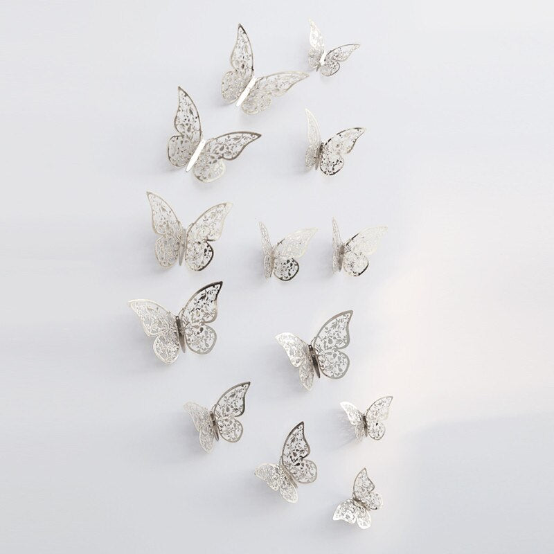 Butterfly Soul – 12er Set 3D-Schmetterlinge
