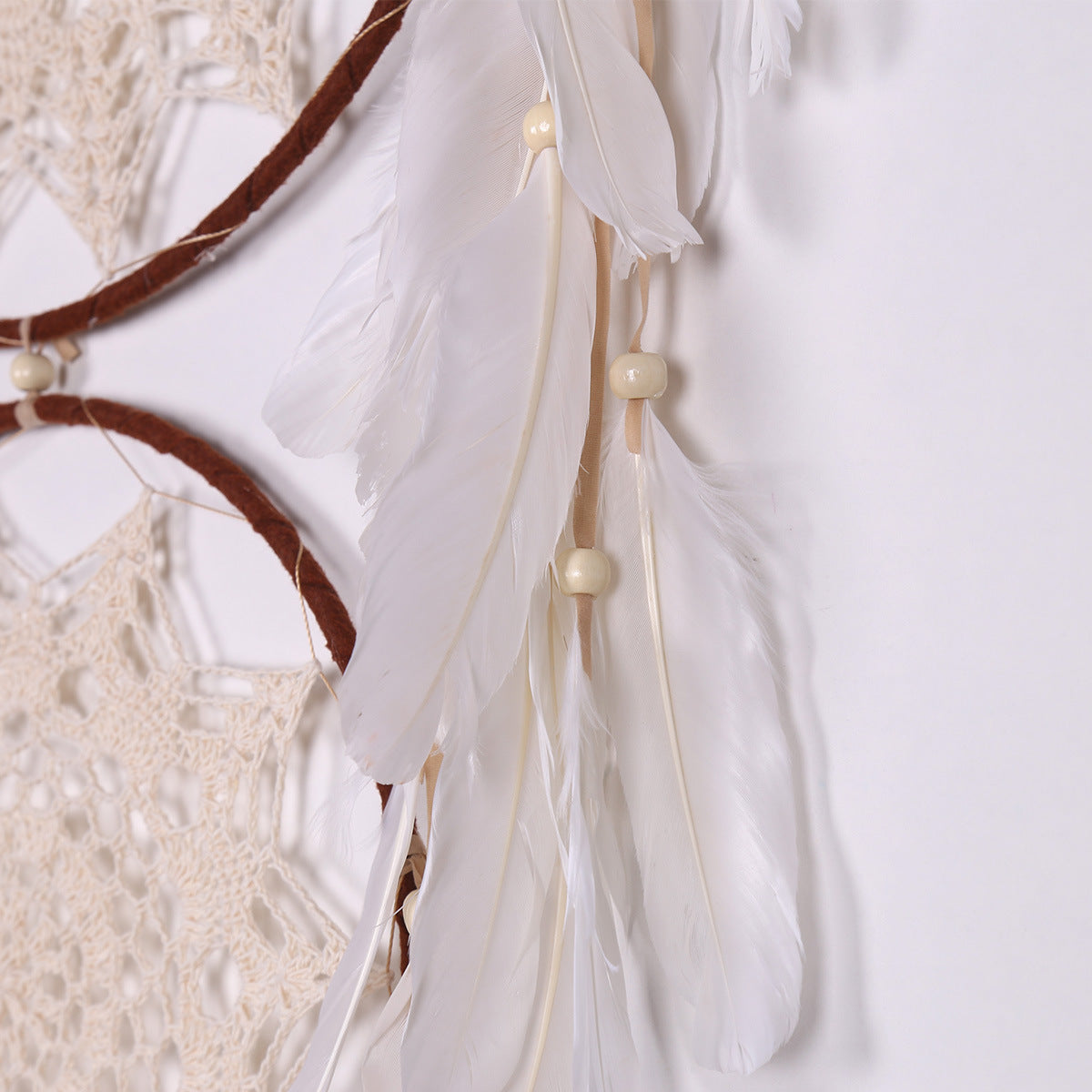Boho Wanddeko „Lace Rings“ – Minimalistische Eleganz mit natürlichem Flair