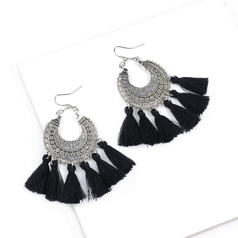 Artilady Vintage Tassel – Statement-Ohrringe im Ethno-Look