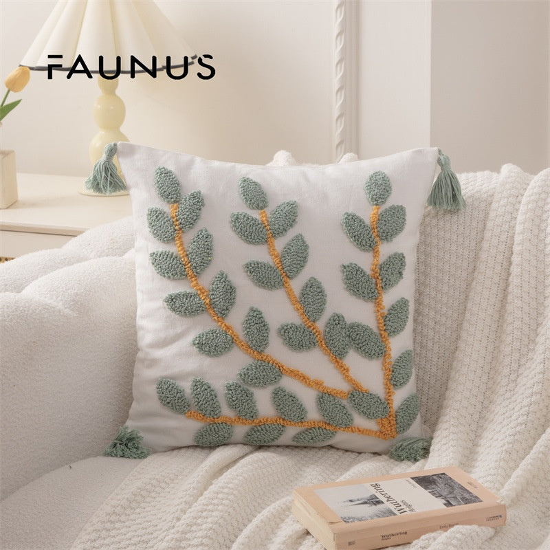 Boho Tufted-Kissenhülle „Willow-Serie“ mit Quasten