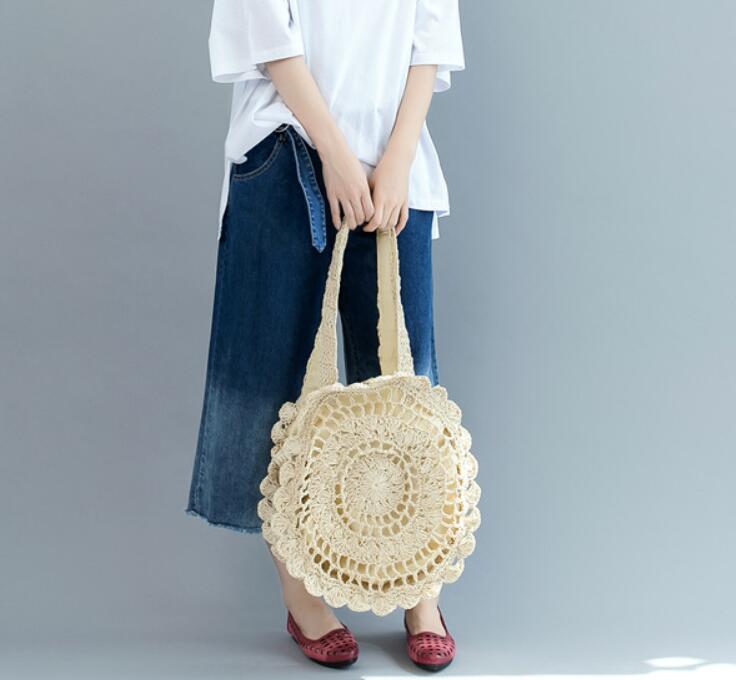 Solaris Tote: Handgeflochtener XXL-Shopper aus Naturstroh