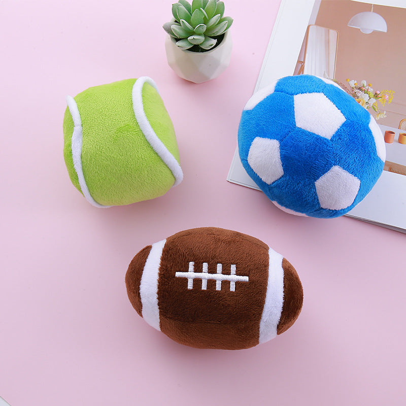 Pure Playful Spirit: Weiche Sportbälle aus Plüsch mit Sound-Effekt