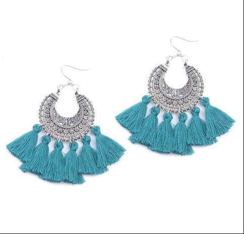 Artilady Vintage Tassel – Statement-Ohrringe im Ethno-Look