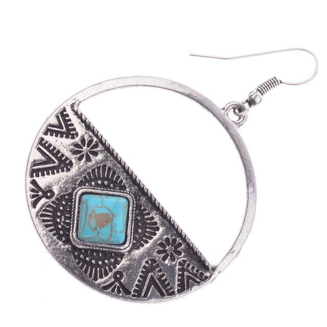 Vintage Galaxie – Ornament-Ohrringe im Ethno-Chic