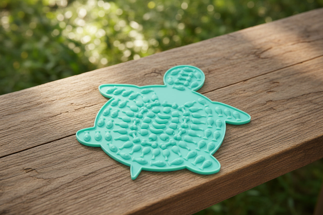 Calm & Lick – Anti-Stress Schleckmatte "Turtle Edition"
