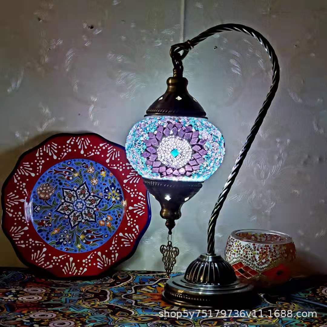 Boho-Mosaiklampe im marokkanischen Stil – stimmungsvolle Beleuchtung für Zuhause & Café