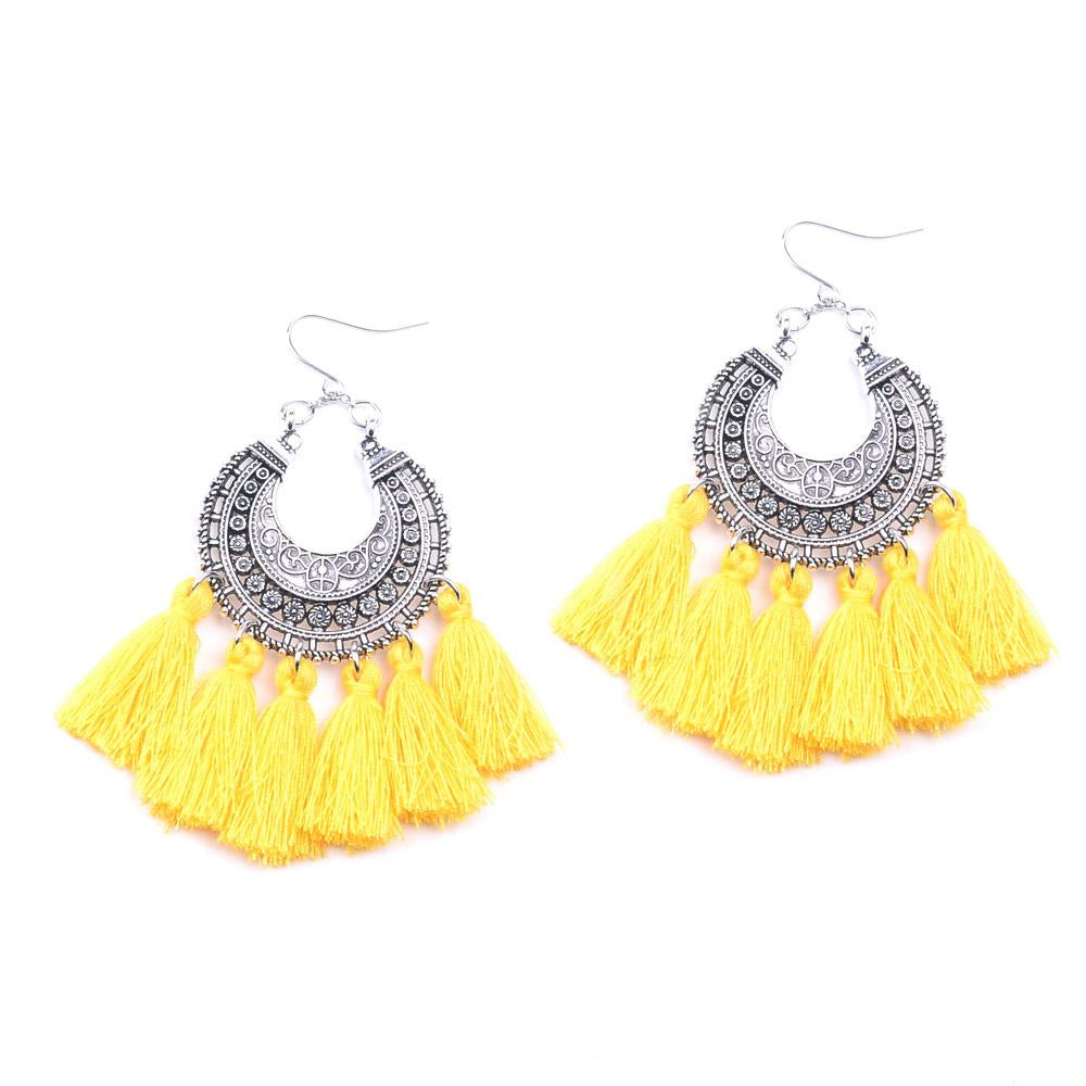 Artilady Vintage Tassel – Statement-Ohrringe im Ethno-Look