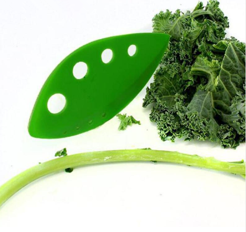 Green Spirit: Blattförmiger Kräuterentkerner für frische Kräuter & Kale-Chips