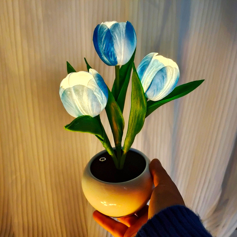 Soft Glow Tulip – Dimmbare LED-Blumenlampe & Event-Highlight