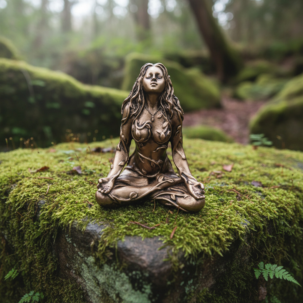 Mutter Erde Gaia Figur – Mini Spirituelle Deko für dein Boho-Zuhause
