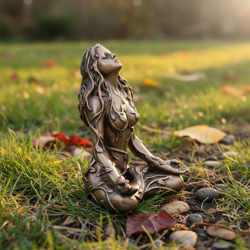Mutter Erde Gaia Figur – Mini Spirituelle Deko für dein Boho-Zuhause