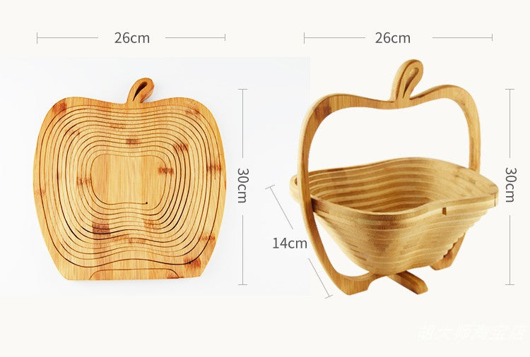 „Apple Twist“ Bambus-Korb – Natürlichkeit mit Wow-Effekt