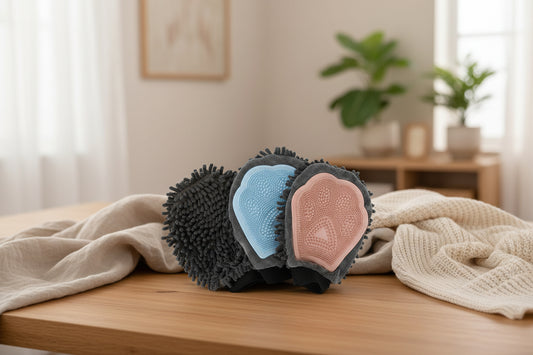 Cloud Groomer: Doppelseitiger Pflege- & Massagehandschuh