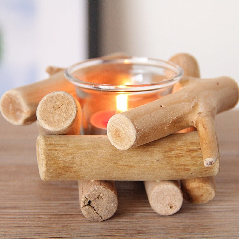 Driftwood Dream – Treibholz-Windlicht
