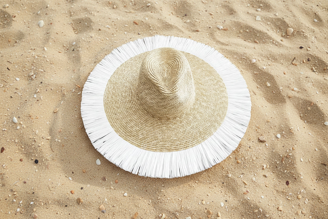 Sommerliche Freiheit: Dein Strohhut mit Fransen-Krempe