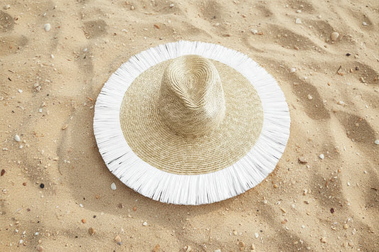 Sommerliche Freiheit: Dein Strohhut mit Fransen-Krempe