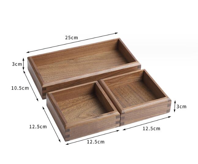 Walnut Sanctuary: Minimalistische Ablageschalen aus massivem Walnusholz