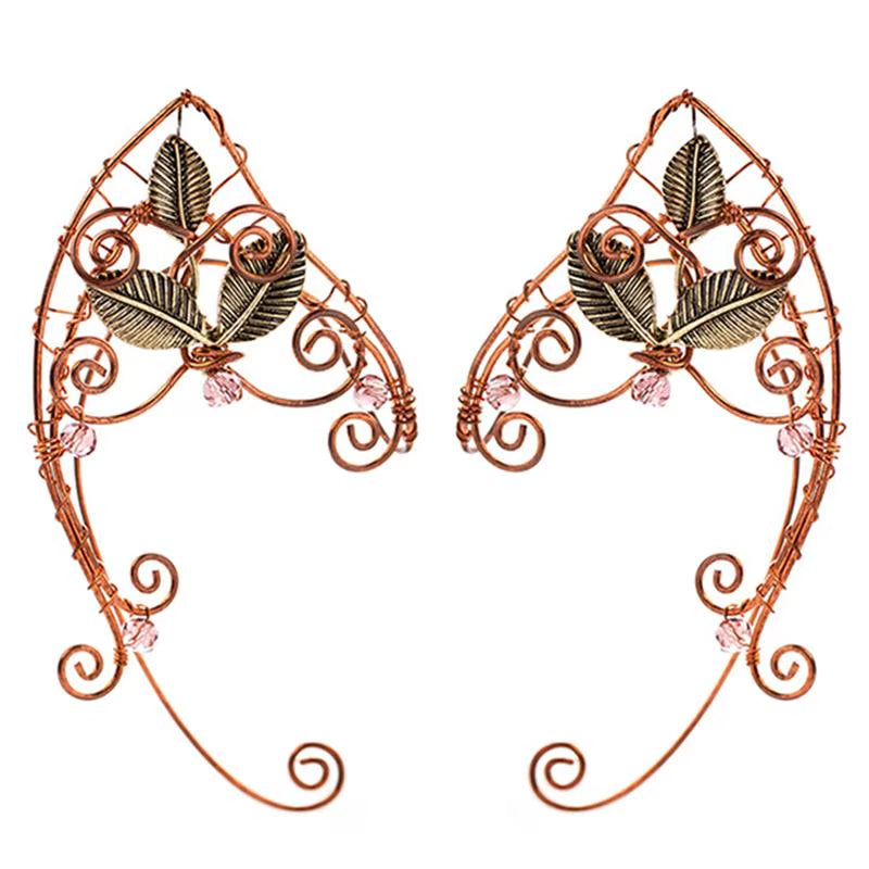 Elegante Legierungs-Ohr-Clips im Feen-Design – Zarte Nativity-Dekor-Ohrstecker für Frauen