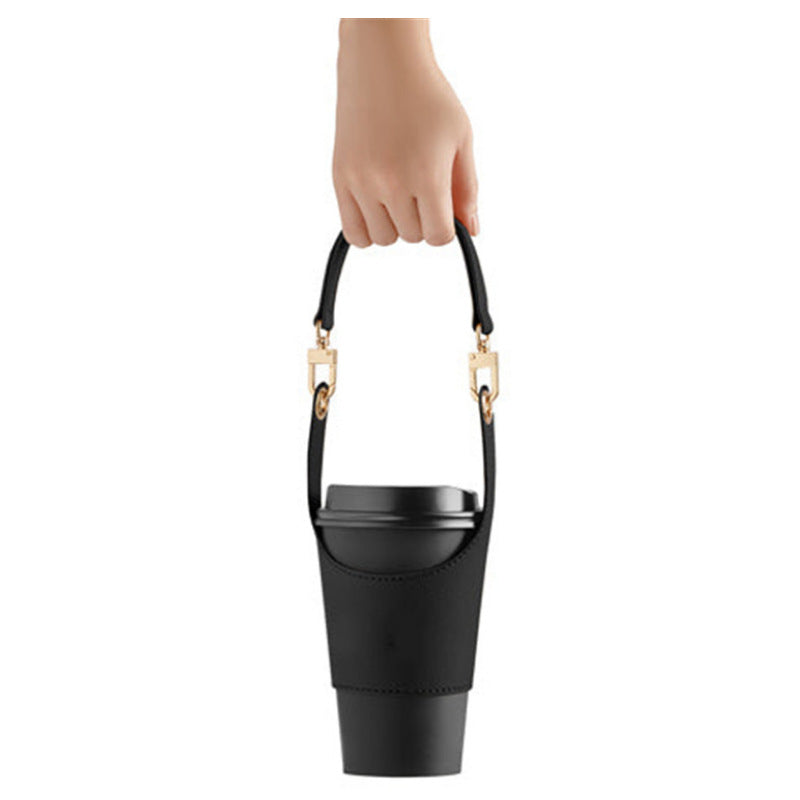 „Cloud Carry“ – Dein eleganter Cup-Holder aus veganem Leder