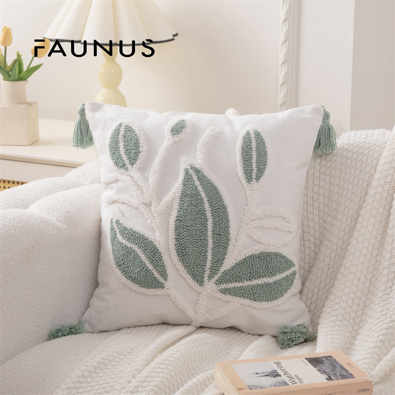 Boho Tufted-Kissenhülle „Willow-Serie“ mit Quasten