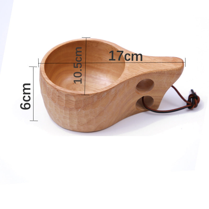 Nordic Wood Cup – Deine handgefertigte Auszeit aus Gummibaumholz