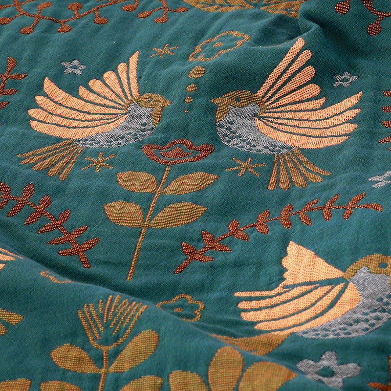 Boho Wendedecke „Botanischer Vogeltraum“