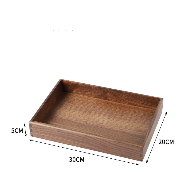 Walnut Sanctuary: Minimalistische Ablageschalen aus massivem Walnusholz