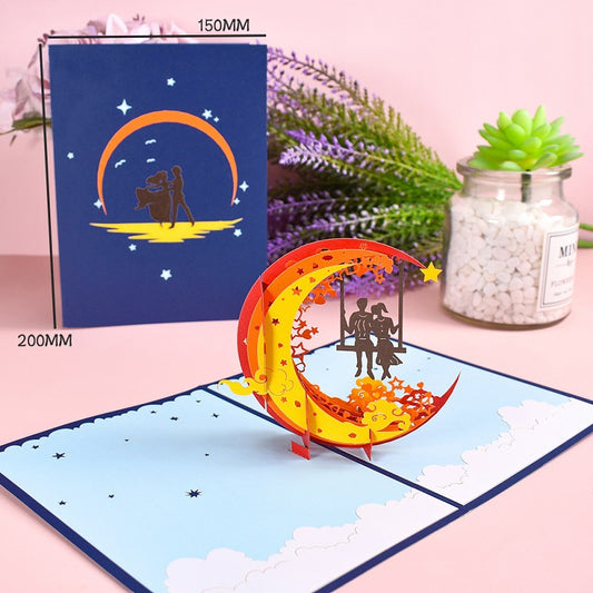 Celestial Love – Magische 3D-Pop-up Grußkarten