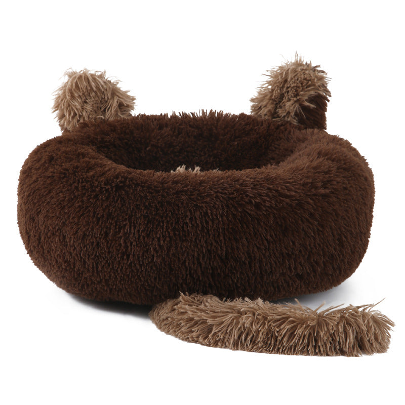 Bunny Dreams: Kuscheliges Haustierbett mit Hasenohren & Extra-Polsterung