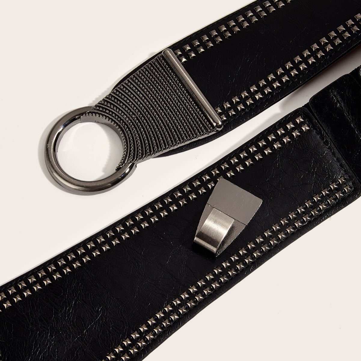 Boho Nietengürtel "Luna" – Elastischer Taillengürtel für Kleider & Tuniken