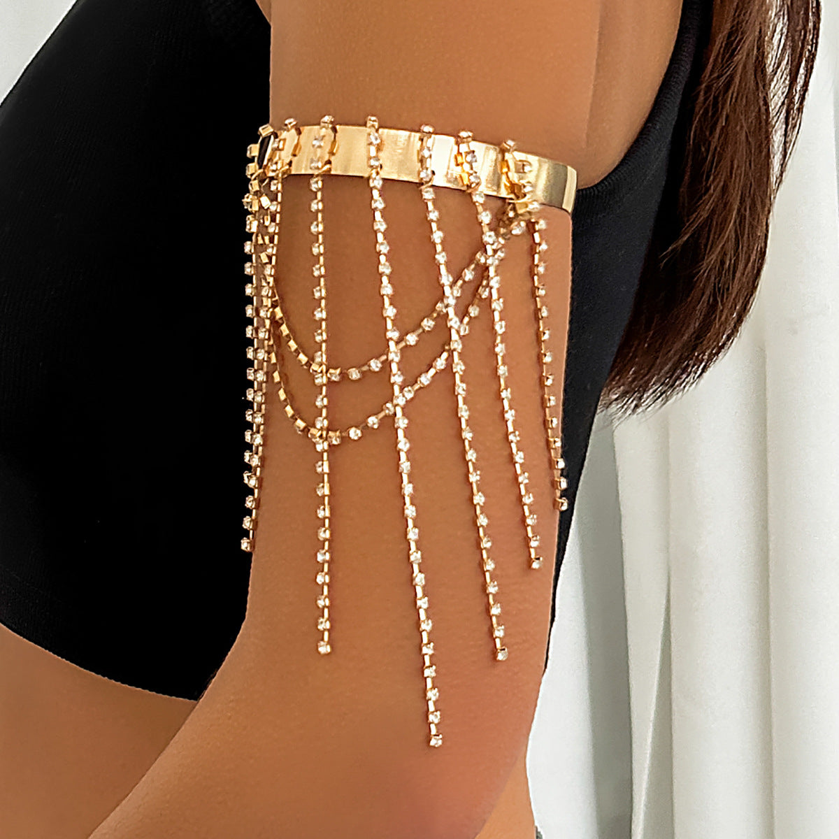 Goddess Aura: Bohemian Oberarm-Reifen & Tassel-Armketten